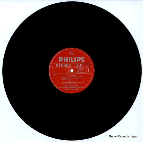HOLLIGER, HEINZ, AND AURELE NICOLET play oboe and flute works by bellini, molique, moscheles, & rietz 9500070