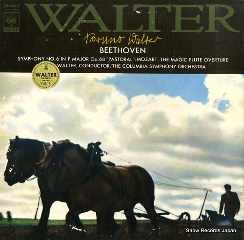 WALTER, BRUNO beethoven; symphony no.6 in f major op.68 