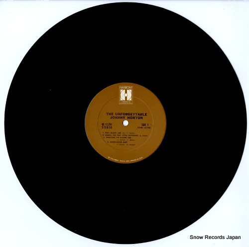 HORTON, JOHNNY the unforgettable HS11291