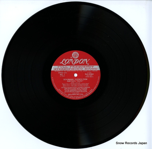 BRITTEN, BENJAMIN schumann; scenes from goethe's faust SLC2384-5 - disc