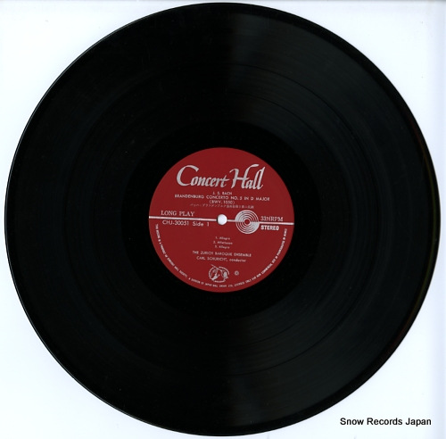 SCHURICHT, CARL bach; brandenburg concerto no.3, 5, 6 CHJ-30051