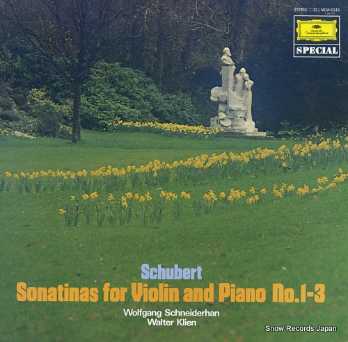 SCHNEIDERHAN, WOLFGANG / WALTER KLIEN schubert; sonatinas for violin and piano no.1-3 MGW5243