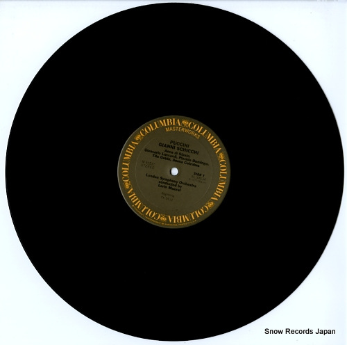 GOBBI, TITO puccini; gianni schicchi M34534 - disc