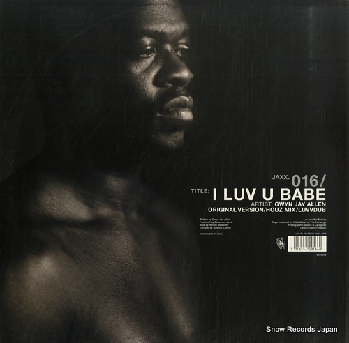 ALLEN, GWYN JAY i luv u babe JAXX.016 - back cover