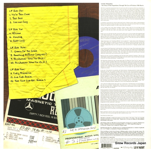 PROPOSITIONS, THE funky disposition LHLP045