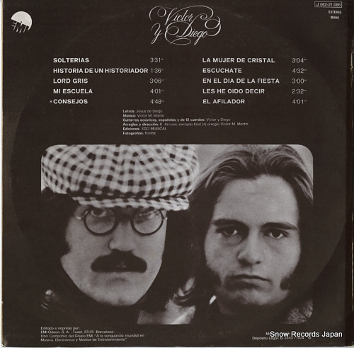 VICTOR Y DIEGO semblanzas 1J062-21.086 - back cover
