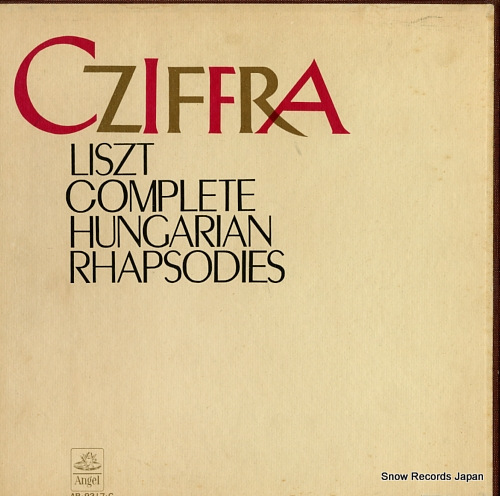CZIFFRA, GYORGY liszt; complete hungarian rhapsodies AB.9317.C
