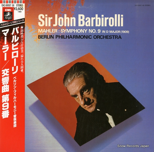 BARBIROLLI, JOHN mahler; symphony no.9 in d major (1909) EAC-50057.58
