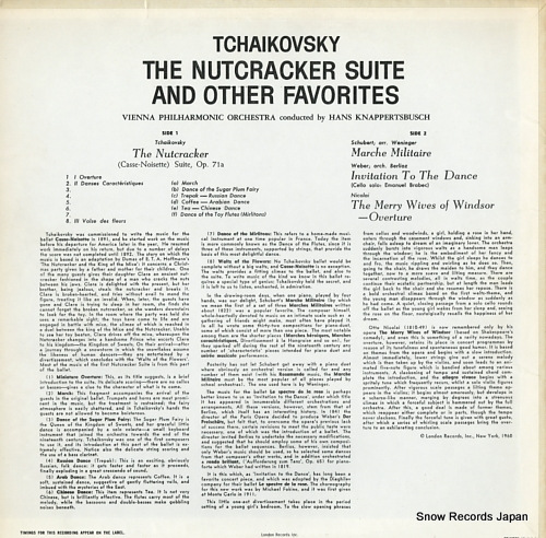 KNAPPERTSBUSCH, HANS tchaikovsky; the nutcracker suite and other favorites STS15045