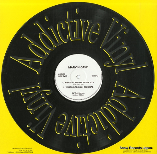 CHIC / MARVIN GAYE good times / what's going on ADDV08