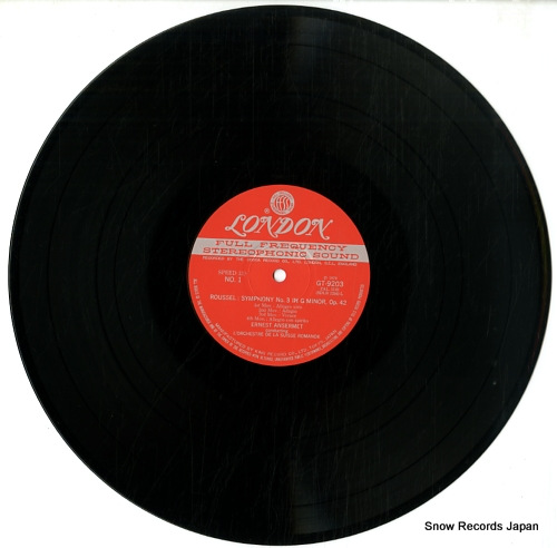 ANSERMET, ERNEST roussel; symphony no.3, no.4 GT9203
