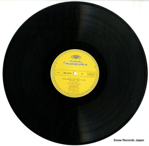 AMADEUS QUARTET mozart; string quintet in g minor & d major MG2184