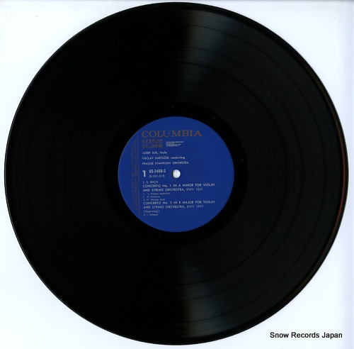 SUK, JOSEF bach; concerto no.1 in a minor for violin and string orchstra, bwv1041 OS-2466-S