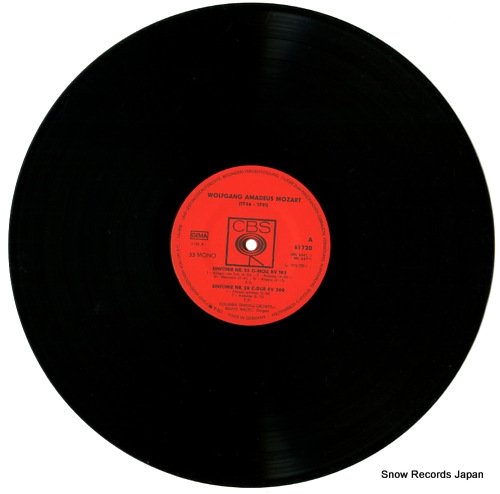 ֥롼Ρ륿 mozart; sinfonien nr.25 g-moll kv183 CBS61720