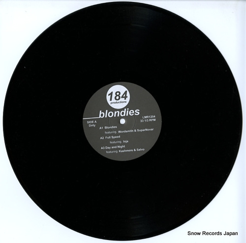 184 PRODUCTIONS blondies ep LMR1204 - disc