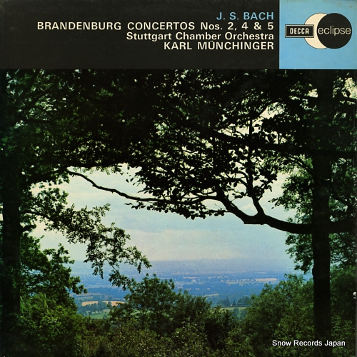 MUNCHINGER, KARL bach; brandenburg concertos nos.2, 4 & 5 ECS539