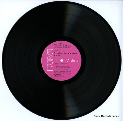 TOSCANINI, ARTURO beethoven; symphonies nos.4 and 8 VICS-1656(E)