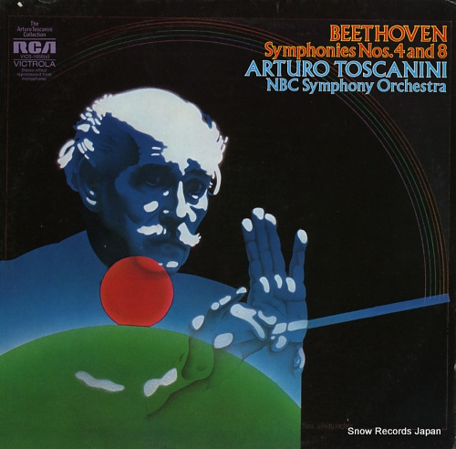 TOSCANINI, ARTURO beethoven; symphonies nos.4 and 8 VICS-1656(E)