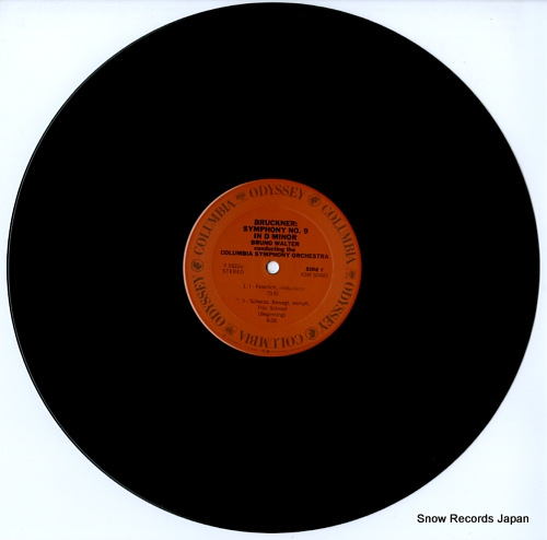 WALTER, BRUNO bruckner; symphony no.9 in d minor Y35220