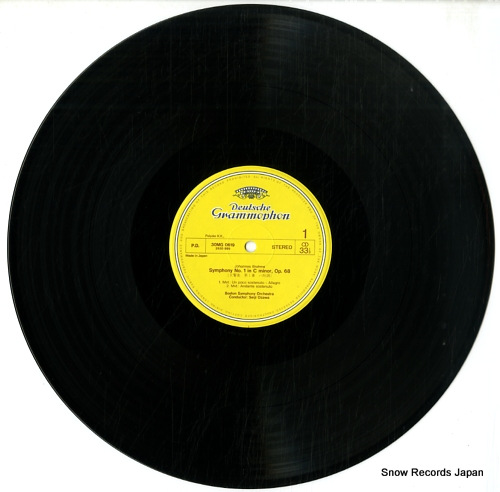 OZAWA, SEIJI brahms; symphony no.1 30MG0619/20