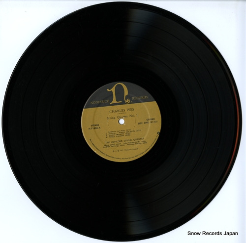 CONCORD STRING QUARTET, THE charles ives; string quartets nos.1 & 2 G-5011H / H-71306