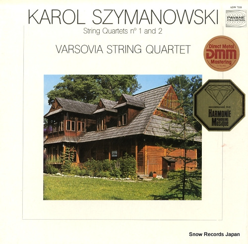 VARSOVIA STRING QUARTET, THE karol szymanowski; string quartets no.1 and 2 PV28-0007 / ADW7118