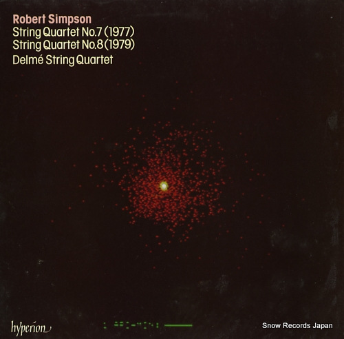 DELME STRING QUARTET robert simpson; string quartet no.7, no.8 A66117