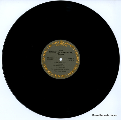 CASALS, PABLO haydn; symphony no.94 
