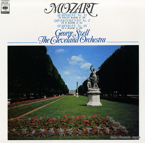 SZELL, GEORGE mozart; symphony no.33 in b-flat major, k.319 13AC446