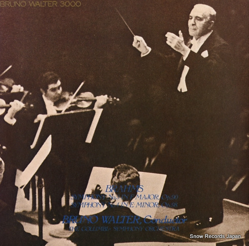 WALTER, BRUNO brahms; symphonies nos.3 & 4 30AC311-2