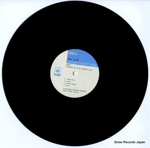 WALTER, BRUNO mozart; symphonies nos.28 & 35 