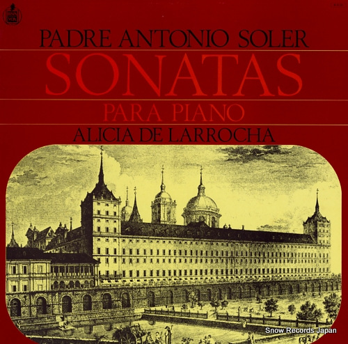 LARROCHA, ALICIA DE padre antonio soler; sonatas para piano G-7707
