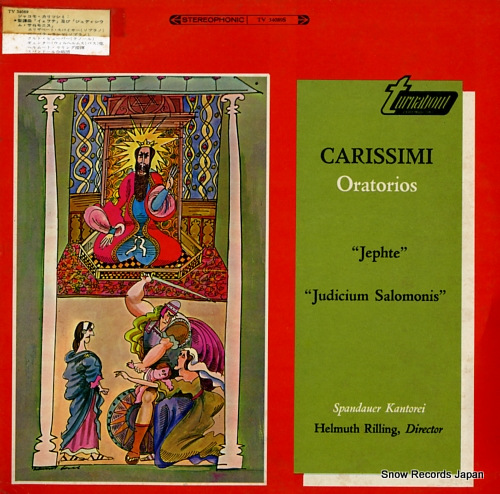 RILLING, HELMUTH carissimi; oratorios 