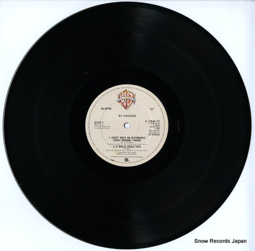 COODER, RY crazy 'bout an automobile (every woman i know) K17844