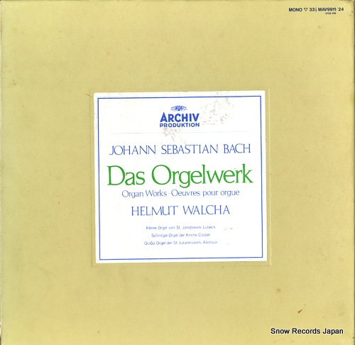 WALCHA, HELMUT bach; das orgelwerk MAV9911/24