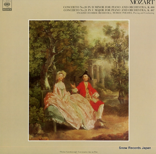 PERAHIA, MURRAY mozart; concerto no.20 in d minor for piano and orchestra, k.466 FCCA537 - front cover