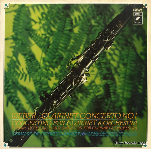 FRUHBECK DE BURGOS, RAFAEL weber; clarinet concerto no.1 AA-8486