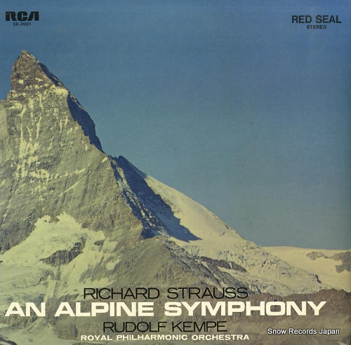 KEMPE, RUDOLF richard strauss; an alpine symphony SX-2001