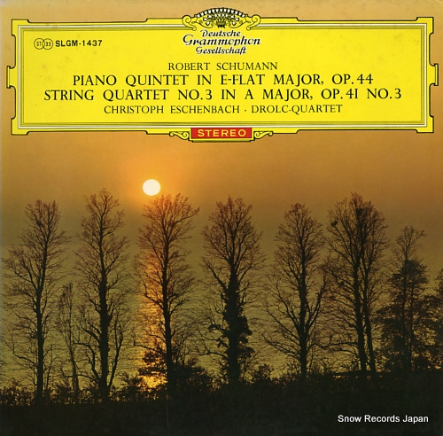 ESCHENBACH, CHRISTOPH, AND DROLC QUARTET schumann; piano quintet in e-flat major, op.44 SLGM-1437