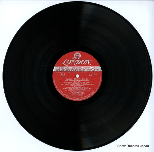 BOULT, SIR ADRIAN handel; messiah excerpts SLC1453