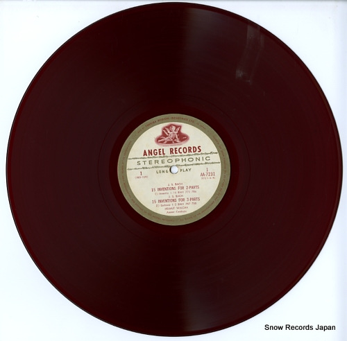 WALCHA, HELMUT bach; 15 inventions for 2 & 3 parts AA-7231