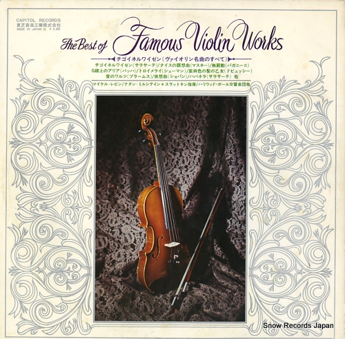 V/A the best of famous violin works CA.9949B