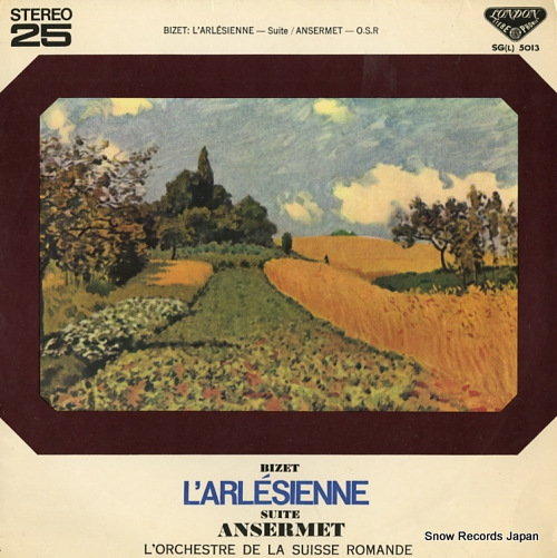 ANSERMET, ERNEST bizet; l'arlesienne SG(L)5013