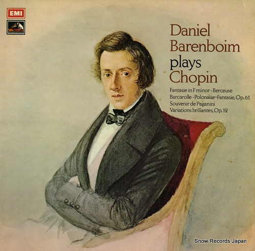 BARENBOIM, DANIEL chopin; fantasie in f minor, etc ASD2963