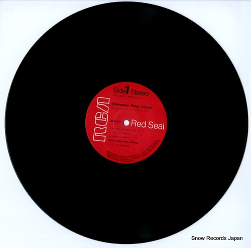 RUBINSTEIN, ARTHUR rubinstein plays chopin SRA-2871