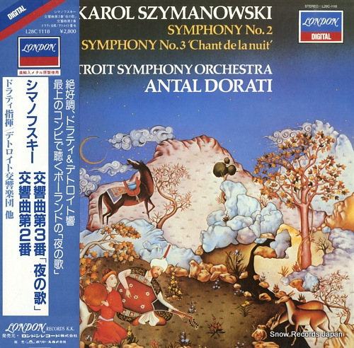 DORATI, ANTAL szymanowski; symphony no.3 