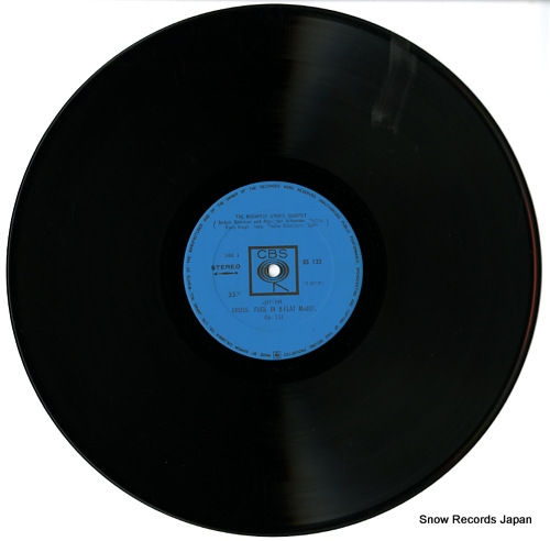 BUDAPEST STRING QUARTET beethoven; quartet no.16 & grosse fuge OS-132