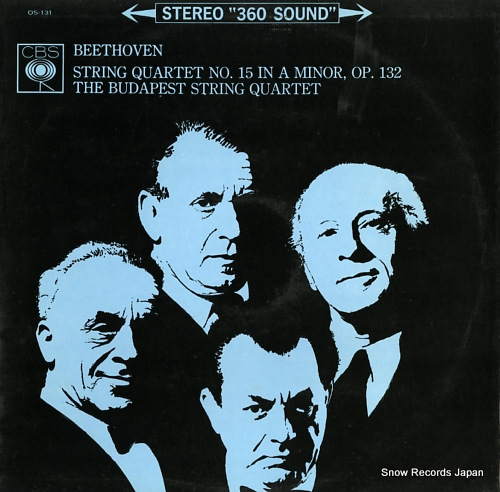 BUDAPEST STRING QUARTET beethoven; string quartet no.15 in a minor, op.132 OS-131