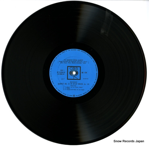 BUDAPEST STRING QUARTET beethoven; string quartet no.13 in b-flat major, op.130 OS-129