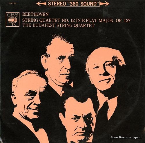 BUDAPEST STRING QUARTET beethoven; string quartet no.12 in e-flat major, op.0127 OS-128